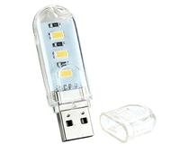 Pfjsseey Portable USB Night Light Mini LED Lampe Bright Lave Chargeur DE Buri