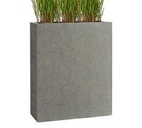 Pflanzwerk® Pot de Fleur Divider Jardinière Lava Gris 72x60x25cm *Résistant au Gel* *Protection UV* *Qualité européenne*