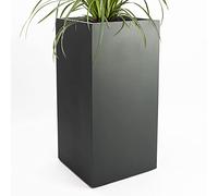 Pflanzwerk® Pot de Fleur Tower Jardinière Anthracite 70x33x33cm *Résistant au Gel* *Protection UV* *Qualité européenne*