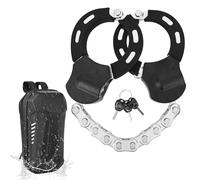 Pfloge®Antivol Trotinette Electrique, Cadenas Trotinette Electrique, Antivol Menotte avec Clés et Sac Etanche 3L, Accessoires Trottinette Electrique, Chaînes Antivols Velo pour Les Vélos,Motos,Scooter