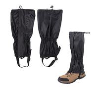 PFLYPF 1 paire de couvre-chaussures de désert étanche pour la randonnée, la randonnée, l'alpinisme, le ski, unisexe (noir)