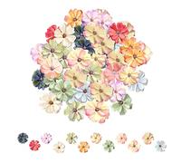 PFLYPF 60 Fleur du langage des étoiles, têtes de Fleurs artificielles, décorations de Bricolage, Fleurs Faites à la Main, Utilisé pour décorer Un Mariage, Une fête, Une Voiture de Mariage