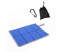 PFLYPF Coussin De SièGe Imperméable Pliable Bleu, Rempli De Coton, 39 x 29,5 x 1 cm