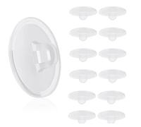 PFLYPF Lot de 100 crochets adhésifs à suspendre - Crochets adhésifs transparents - Sans perforation - Imperméables et résistants à l'huile - Pour cuisine, salle de bain, bureau, plafond (3 cm)
