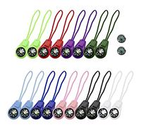 PFLYPF Lot de 18 mini boussole multicolore avec 2 boussole ronde noire pour sac à main - Outil de survie en plein air - Convient pour la randonnée, le camping et le tourisme