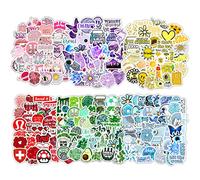 PFLYPF Lot de 300 autocollants mignons, ensembles d'autocollants esthétiques, autocollants pour enfants de dessin animé, autocollants décoratifs pour bagages, ordinateur portable, tasse à eau,