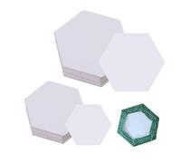 PFLYPF Pochoirs Hexagonaux en Papier pour Patchwork - 200 Pièces - 26 mm/36 mm - Durable et Unique - Stencils pour Bricolage et Couture