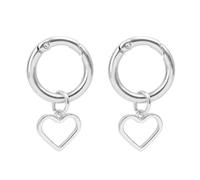 PFMSAAF chaîne de chaussures Accessoires de chaussures, boucles, décoration, bijoux fête, bottes, mousqueton en métal Punk, grandes étoiles, pendentif cœurs, 2 pièces