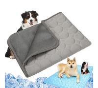 Pfotenfrost Mat, Pfotenfrost Self-Cooling Mat for Cats Dogs, Waterproof, Non-Slip Dog Pad for Home, on The Go Or in The Car, Protect Your Dog from A Heat Stroke (Gray, M-62x50cm)