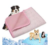 Pfotenfrost Mat, Pfotenfrost Self-Cooling Mat for Cats Dogs, Waterproof, Non-Slip Dog Pad for Home, on The Go Or in The Car, Protect Your Dog from A Heat Stroke (Pink, S-50x40cm)
