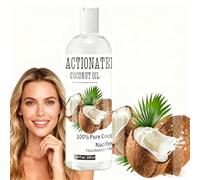 PFSLiang Huile de Coco Fractionnée-Huile de Coco 100% Naturelle, Pure et Naturelle - Excellents Bienfaits pour Peau - Cheveux, 100ml, cream 35