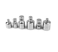 PFXNGMS Adaptateur de Douille de clé à cliquet en Acier Inoxydable, 1/2", 3/8", 1/4", Outils de réparation de Garage, Petite Douille, mandrin de perceuse en Gros