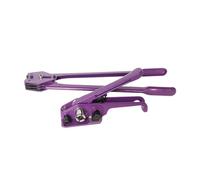 PFXNGMS Cercleuse en Acier, 1 Jeu de tendeurs de Courroie en Plastique, Presse à balles, tendeur Manuel, Outils manuels en Plastique, kit de cerclage Portable