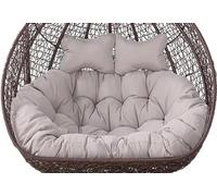 PFXNGMS Fauteuil Suspendu Double en rotin avec 2 appuie-têtes réglables pour mobilier de Jardin