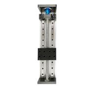 PFXNGMS Table coulissante Manuelle à Double axe Optique SFU1204, Plateau de déplacement à vis à Billes avec Guidage linéaire (400 mm)