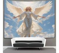 PFYWZJDDTTBD Les anges 3D Effet Tapisserie Art Mural Tapisserie Murales Tapisserie Murale Tissu Pour La Chambre À Coucher Le Salon Le Dortoir Tapisseries 130cmx150cm