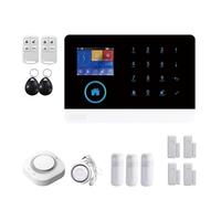 Pg-103 3g WiFi GSM GPRS Home Burglar Alarm System Wireless 433MHz Kit d'alarme de sécurité W/Siren Pir Capteur de Porte du capteur(Set-E)