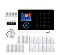PG-103 4G 3G GSM Système d'alarme Tuya Smart Life Appliquer Contrôle de l'alarme de sécurité Domestique avec Piratage Kit de Maison Intelligente du capteur de Porte du capteur(Set J)