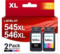 Pg-545 Cl-546Xl Cartouches D'Encre Remplacement Pour Canon 545 546 Xl Pour Pixma Mx495 Tr4550 Tr4551 Ts3150 Ts3151 Mg2450 Mg2500 Mg2950 Mg2550S Mg2555S Mg3050¿Noir Tri-Colore, 2 Pack¿