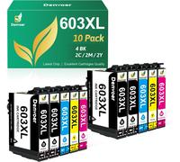 PG 545 XL PG 545XL Noir Cartouches d'encre Remplacement pour Canon 545 XL PG545 pour Canon Pixma TS3350 TS3450 TS3150 MG2550 TR4650 MG2550S MG2555 TS3451 TS3452 MG2950 MG3050 TR4651(2 Noir)