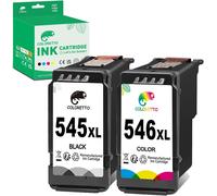PG-545XL CL-546XL Cartouche d'encre Remplacement pour Canon Cartouche 545-546 Pixma TS3350 MG2550 MG2550S MG2555 MG2555S TS3150 MG2950 MX495 TS6140 TS8140 TS3151 TS3355 TR4550 TR4640