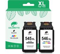 PG-545XL CL-546XL Ink Cartridge Replacement for Canon Cartridge 545-546 Pixma TS3350 MG2550 MG2550S MG2555 MG2555S TS3150 MG2950 MX495 TS6140 TS8140 TS3151 TS333 55TR4 550 TR4640