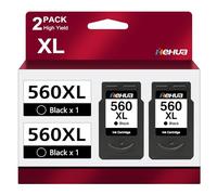 PG-560 Noir Compatible pour Les Cartouches d'encre Canon 560 Noir