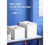 PG-575XL 575 XL Cartridges Replacement for Canon 575 XL Cartridge PG-575XL Black for Canon Pixma TR4750i TR4751i TS3550i TS3551i TS3550 TS3551 TR4755i TR4756i TR4700i (1 Black)