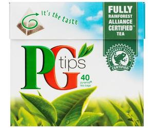 PG Tips Lot de 12 sachets de thé pyramidaux 125 g