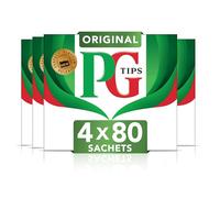 PG Tips Original, Thé noir, Sachets individuels, Goût corsé et rafraîchissant, Vitalité, 40 Sachets (320 Sachets)