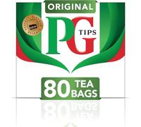 PG Tips Thé Noir Anglais Breakfast Fort, 80 Sachets