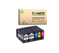 COMETE CONSOMMABLE PG1500 Pack de 5 Cartouches d'encre compatibles avec CANON PG-1500 PG1500 XL 2 Noir + 1 Cyan + 1 Magenta + 1 Jaune Noir G