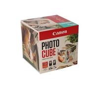 Canon Cartouche d'encre PG540/CL541 Photo Cube White/Blue + PP-201, Noir, Cyan, Magenta, Jaune