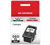 PG560XL 560 XL Cartouche d'encre de Rechange Compatible avec Canon 560XL PG560 PG-560XL Noir pour Canon Pixma TS5350 TS5351 TS5352 TS5353 TS7450 TS7451 (1 Noir)