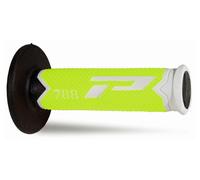 PG788 MANILLES TOUT-TERRAIN (22+25MM, LONGUEUR 115MM) BLANC/JAUNE FLUO/NOIR (TRI