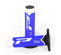 PG788 OFF ROAD (22+25MM, LONGUEUR 115MM) COULEUR BLANC/BLEU/NOIR (TRI-COMPOSANT)