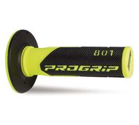 PG801 MANILLES TOUT TERRAIN (22+25MM, LONGUEUR 115MM) JAUNE FLUO/NOIR (BICOMPOSA