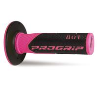 PG801 MANILLES TOUT TERRAIN (22+25MM, LONGUEUR 115MM) ROSE FLUO/NOIR (DEUX COMPO
