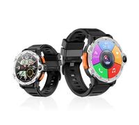 PG999 4G Montre Intelligente 1,54 Pouces Android 8.1 Double Caméra 3MP+8MP 800mAh WIFI GPS RAM 4Go ROM 64Go SIM Unique Argent