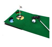 PGA Tour 6ft Putting Mat with Collapsible Putter & Alignment Guide Golf Ball