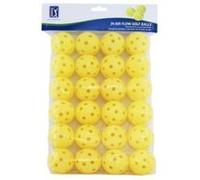 Pga tour air flow lot de 24 balles de golf dentraînement jaune Jaune G