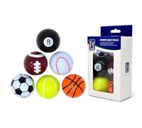 PGA Tour Fun Sport Golf Balls (Set of 6), Unisex, Multicolor