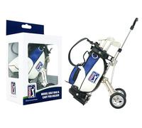 PGA TOUR PGAT165 Gadget Desktop Sac de Golf et Stylo Coffret Cadeau Mixte Adulte, Argenté