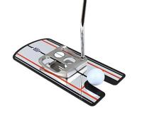PGA TOUR Putting Mirror Golf Aids - 4 Tee Placement Holes, Centre Alignment Line, Shoulder Alignment for Enhanced Putting Aid, Golf Ball Gate, Includes Academy Training DVD