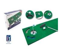 Pga tour tapis de maison et de bureau pour entraînement au putt, avec putter rétractable G