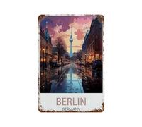PGCKSK Berlin Allemagne,Art Poster Decor Funny Tin Metal Signs Gift(30x40cm 12x16 inch-T40