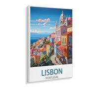 PGCKSK Diy 5D Diamond Painting Kits,Lisbonne Portugal Côte,Diamond Painting Kits pour Tableau Decoration Murale Salon Broderie Diamant kit Complet(40x50cm-N48