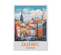 PGCKSK Diy 5D Diamond Painting Kits，Québec, Canada，Diamond Painting Kits pour Tableau Decoration Murale Salon Broderie Diamant kit Complet(40 x 50 cm/15.74 x 19.68 pouces)-DQ100
