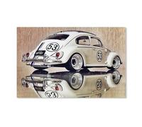 PGCKSK DIY Diamond Painting，Voiture Ancienne，Diamond Painting, Cadeau de broderie de diamant en cristal pour adulte, Point de croix complet en diamant, Décoration de la maison（40x50cm）-D71
