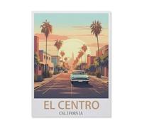 PGCKSK El Centro, Californie，5D Plein Diamant Peinture DIY Diamant Broderie Décoration de La Maison（50 x 60 cm/19.68 x 23.62 pouces）-DM35